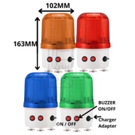 LED Blinker Warning Light Rechargeable Alarm Light #Warning #Rotating #Ceiling #Strobe #Alarm #Emerg