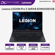 Lenovo LEGION Pro 5 16IRX8 82WK00EKSB | 16" WQHD i9-13900HX/RTX4060/32GB/1TB SSD/WIN 11 H/3YEARS Legion Ultimate Support