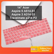 Keyboard Cover Acer Aspire 5 A514 A514-51Aspire 3 A314 A314-33 Travelmate P214 P2 P214-53 Swift5 SF515 14 Inch Protector