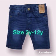 Kids Boy Short Pants Denim Jeans Wet Boy Boy Short Jeans