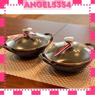 【100% Original】 STAUB Cast Iron Baby Wok Mini Wok with Glass Lid 0.5qt 16cm ~ Black STAUB铸铁锅迷你小炒锅+玻璃