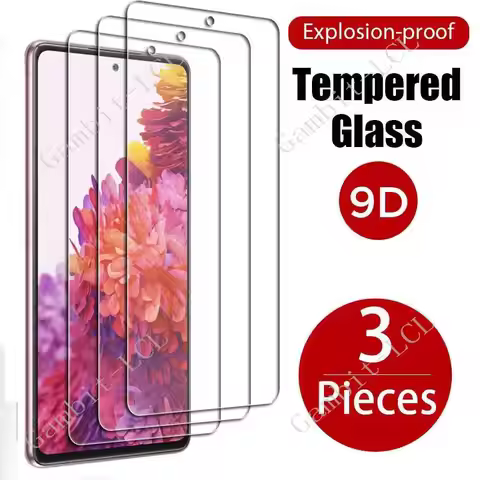 3PCS Protective Tempered Glass For Samsung Galaxy S20 FE 6.5" GalaxyS20FE S20FE 5G 2022 G780F Screen
