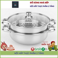 28cm 2-storey Food Steamer, Glass Vibration Used For GiaDungTC Induction Hob