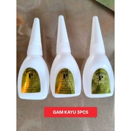 (3 PCS) Gam sangkar/Gam kayu/gam 3saat/gam 3second