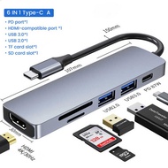 T y p e c 6 in 1 Docking Station US B 3. 0H Splitter DM I HD Transmission Multifunctional Expansion