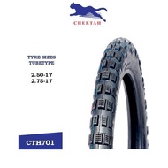 TAYAR  CHEETAH CTH701 OFF ROAD, TRAIL AND MOTORCROSS -  250-17, 275-17 TUBE TYPE TYRE