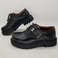 sepatu finotti 97512 boot pria kulit asli klasik premium keren modis - hitam 43