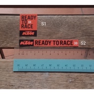 KKTMM REEAADY TOO RAACEE sticker for motorcycle, mtb, bmx, fixie, bicycle, helmet, skateboard, wltoy