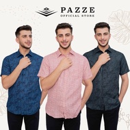 [Batik 6/11] Pazze Baju Batik Slim Fit Short Sleeve SS30350/394/400/401/402/464/466/465/435C1-C8
