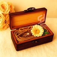 SidsWood [KR] Kotak Rokok Kayu Jati Belanda / Tempat Tembakau / Box Bako Pinus Serbaguna