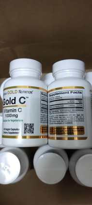 California Gold Nutrition Vitamin C 1000mg Veggie Capsules