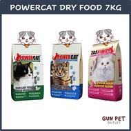 GUN PET PowerCat Dry Cat Food 6.5kg / 7kg Ocean Fish Tuna Kitten Chicken Power Cat Makanan Kucing BUMIPUTRA 猫粮 WH7