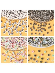 100入組4x7mm亮面蠟線圓珠，適用於時尚珠寶手鍊、DIY項鍊和珠寶配件