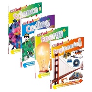 (4 Books) DK Little Discovery Encyclopedia DK findout Science/Coding/Engineering/Energy