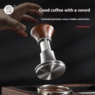 Zerohero Coffee Tamper Stainless Steel Tamper-Waffle/European Arc Base Level Constant Force 30lbs 58