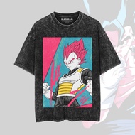 MADMAN Oversize Washed Anime T-Shirt DRAGON BALL ヤVEGETA | WO DB-9