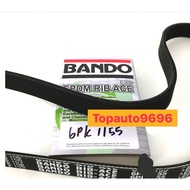 PERODUA AXIA/ BEZZA 1.0-BANDO 6PK1155-ALTERNATOR FAN BELT/ AIR COND BELT/ V BELT