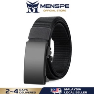 MENSPE Men Belt Outdoor Nylon Belt Automatic Buckle Belt Simple Fashion Belt  Men’s Waist Belts Casu