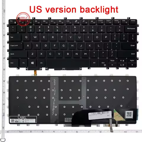 US NEW Laptop keyboard for Dell XPS 15 9575 7590 M5540 keyboard with backlit