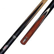 Riley ROS 2 Piece Ronnie O'Sullivan Ash Snooker Cue and Hard Case Set - 145cm - 10mm Tip - Black/ Wh