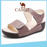 Camel Leather Casual Women's Sandals & Flats