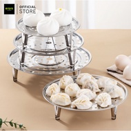 ERORO Steamer Steamed Bun Tray With Base 3 Legs 18-26cm Household