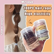 Korean Version Of Thin Head Rope High Elastic Small Rubber Band Simple Head Rope Durable And Not Hur