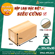 Combo 100 hộp carton đóng hàng 20x10x10 size vừa đựng phụ kiện đồ gia dụng mỹ phẩm giá gốc tận xưởng