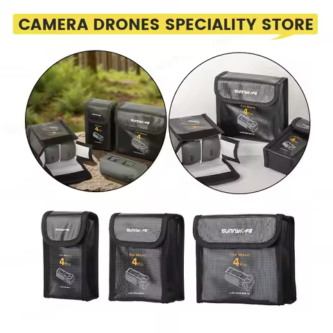Explosion-proof Battery Bag For DJI Mavic 4 Pro LiPo Safe Protective Battery Storage Case For DJI Ma