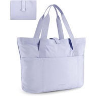 BAGSMART Ladies Handbag, Foldable Zipper Handbag, Large Travel Bag, Work Shoulder Bag-16.5 Inch Leng