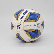 (ของแท้ 100%) ลูกฟุตบอล ลูกบอล Molten F5A5000-A เบอร์5 ลูกฟุตบอลหนัง PU ชนิดพิเศษ ของแท้ 100% รุ่น AFC Official Match Ball