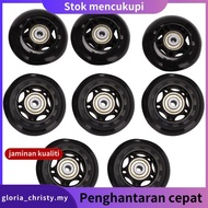 8 Pack Inline Skate Wheels, Indoor/Outdoor Roller Skate Wheels, Replacement Wheels with Bearing 64mm