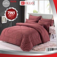 PREMIUM CADAR HOTEL (7IN1) SET WITH COMFORTER 100% COTTON PREMIUM QUALITY BEDSHEET