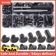Chicago Screw Leather Rivets Assorted Screw Rivets M5 Chicago Binding Screws for Decorating PU Craft
