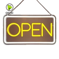 QIUJU Neon Sign, USB Powered Dimmable LED Neon Sign, Durable Decorative Light Window Sign Business S