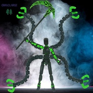 [GrandLarge] Titan 13 Action Figure 3D Printed T13 Multi-Jointed Movable Robot With Full Articulatio