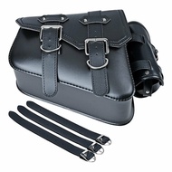 PU Leather Motorcycle Saddlebags Side Tool Pouch Bag Luggage Saddle Bag Pouch Left/Right For Harley Sportster XL 883 1200 48 72