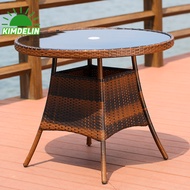 Outdoor Furniture Glass Table  Round Table For Garden, Pool,Market