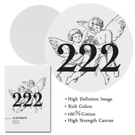 777 Angel Number Poster Print Canvas Painting Lucky Number Energy Spiritual Wall Art Picture for Liv