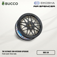 BUCCO BBS LM Air Spencer Holder & Clip Set | JDM Rim Car Freshener Cap