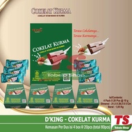 D'KING CHOCOLATE DATES (BOX) contains 80 pieces DKING CHOCOLATE DATES/