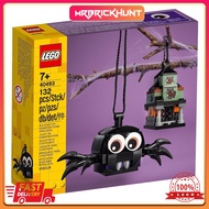 [MrBrickHunt] Lego 40493 Spider & Haunted House | Block Toys |
