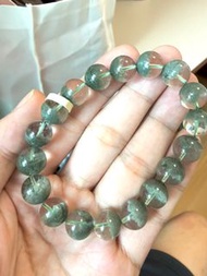 聚寶盆綠幽靈手串#鬼佬財神