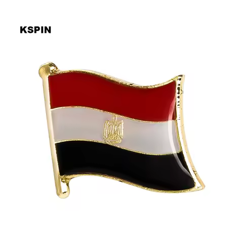 Egypt Flag Badge Pin Lapel Pin Badge for Backpack