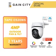Tplink Tapo C520ws Outdoor Security Wi-fi Camera | 2k 4mp | Ip66 | Two-way Audio | 360 Camera Ip Cam