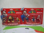 戰隊盒玩轉蛋扭蛋經典任天堂電玩Wii超級瑪莉MARIO馬力歐火球瑪莉歐+大金剛 蒂奇 迪迪公仔組2組合售四佰九十一元起標