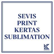 Servis Cetak Kertas Sublimation Size A4 | Sublimation Paper Printing Service