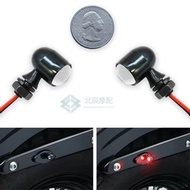 Retro Harley XL883 mini turn signal lights sideways lights