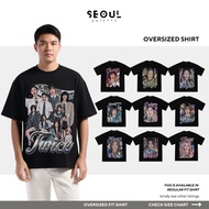 TWICE D3 OVERSIZED SHIRT TWICE SHIRT OVERSIZED SHIRT TWICE GRAPHIC SHIRT DAHYUN CHAEYOUNG SHIRT MOMO