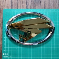 โลโก้ TOYOTA นกอินทรีย์ สีทอง บรรจุ 1 ชิ้น vios yaris revo vigo lexus cross altis camry